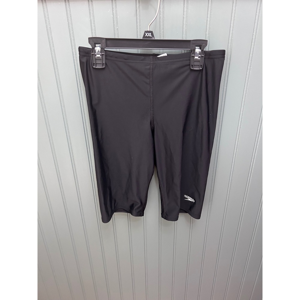 Speedo Mens PowerFLEX Eco Jammer Swimsuit Black Size 32 825764H